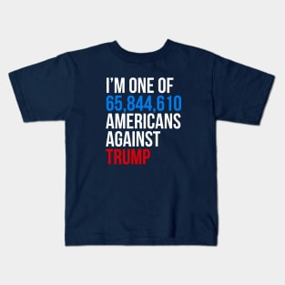 i'm one of 65844954 americans against trump Kids T-Shirt